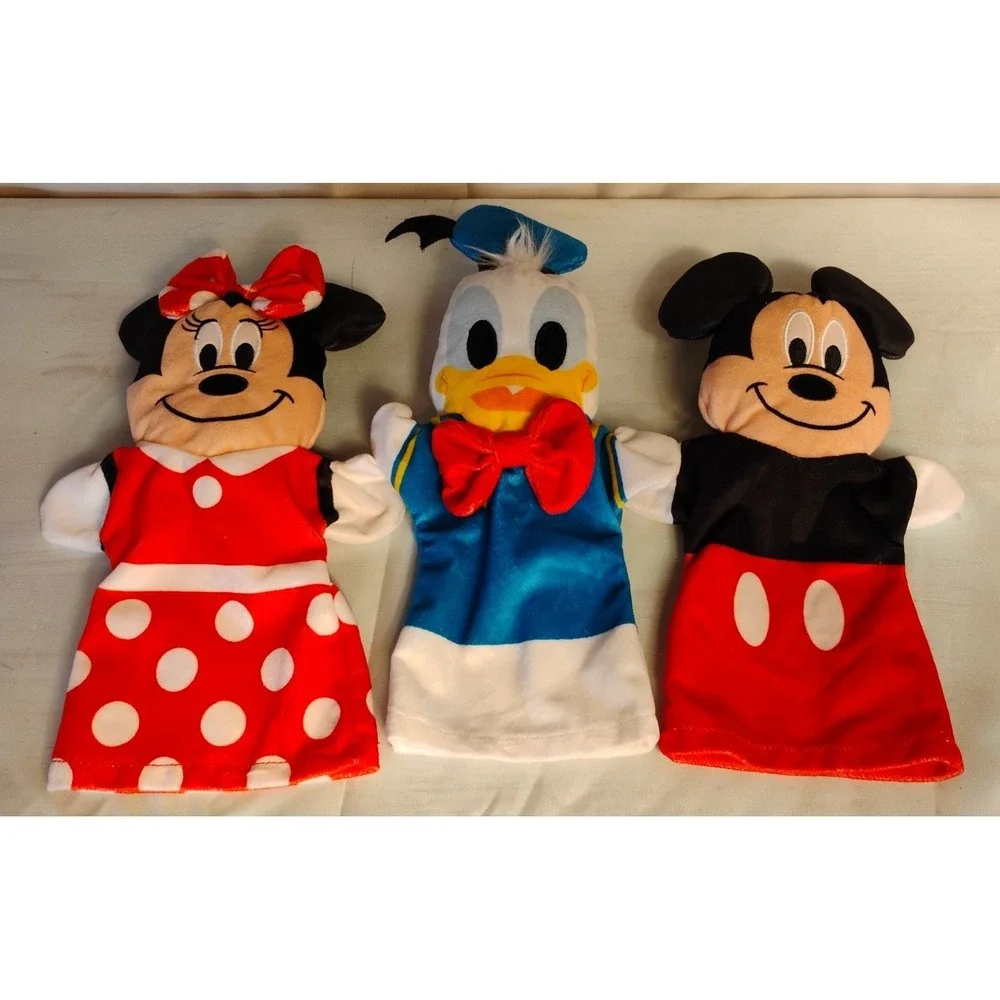 Melissa & Doug Disney Baby Mickey Minnie Mouse Donald‎ Duck Hand Puppets